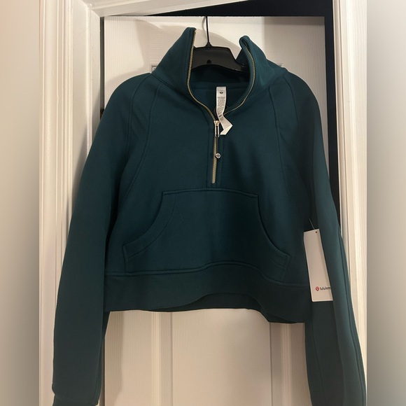 Lululemon Scuba Oversized Funnel Neck - Green XS/S - Picture 1 of 6